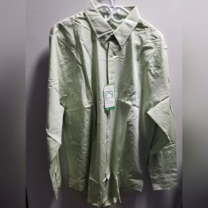 2/$25 Light Green Button-Up Shirt